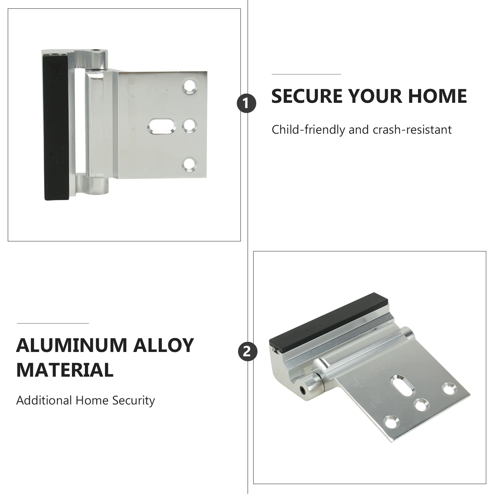 

Aluminum Alloy Lock Stiffener Durable Home Furniture Part Smooth Closing Low Noise Lock Stiffener Install