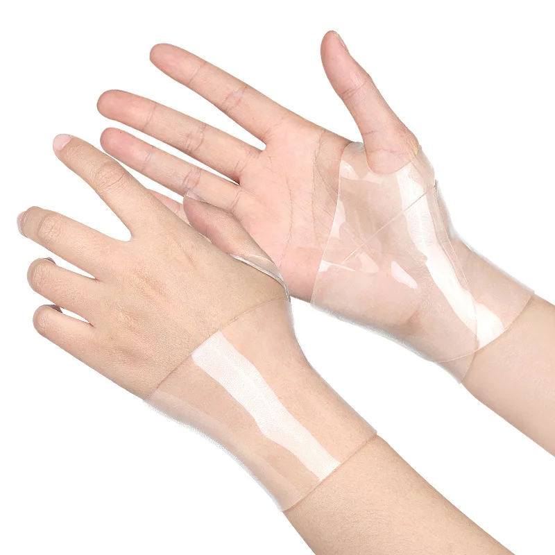 SEBS Gel Gloves with Silicone Wristguard Sprain Mouse Wrist Protection Sports Personal Use for Men and Women