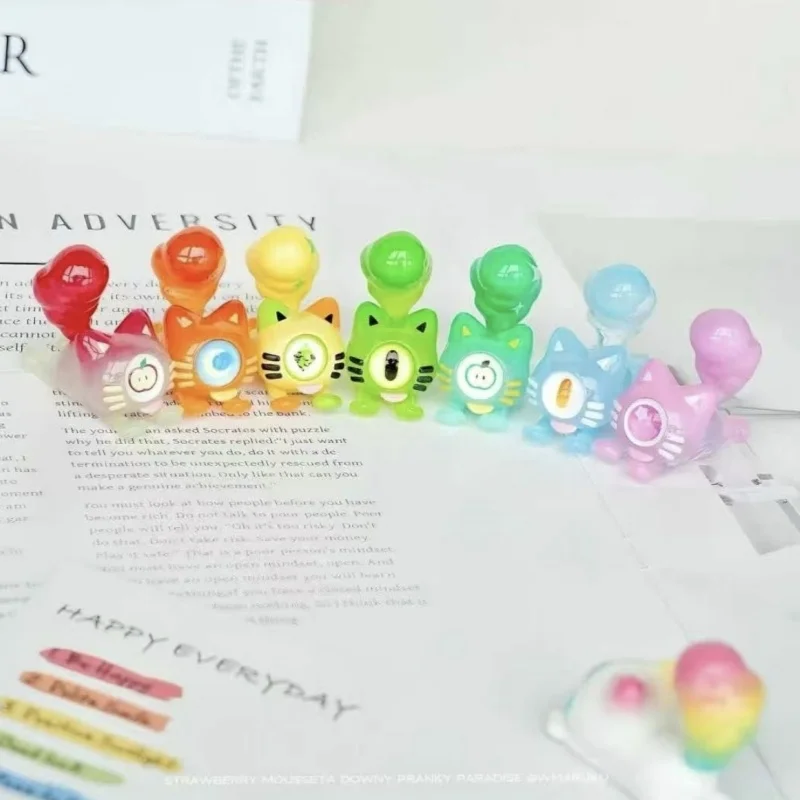 جديد الفراولة موسيتا حقيقية داوني المزحة بارك سلسلة لطيف الفول أعمى حقيبة تحصيل تمثال العصرية لعبة هدية عرض الشكل