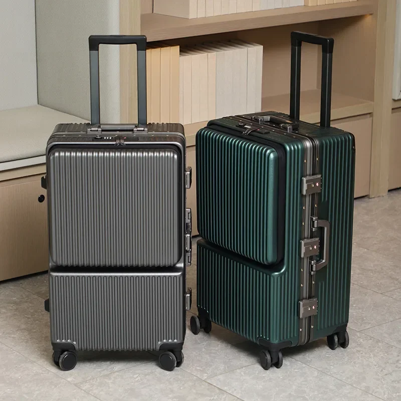 Trolley Suitcase Computer Boarding Travel Luggage Large-capacity Suitcase Password Box Luggage Multifunctional Suitcase