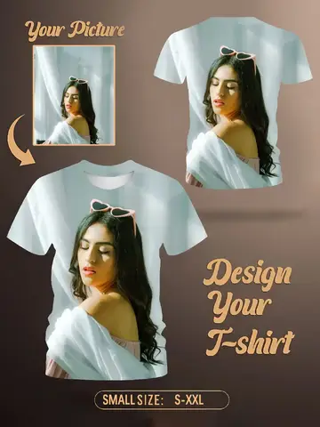 Customized Printed Leisure T Shirt Tee DIY Your Own Design Like Photo Or Logo 3D T-shirt Fashion Custom Men's Tops Tshirt