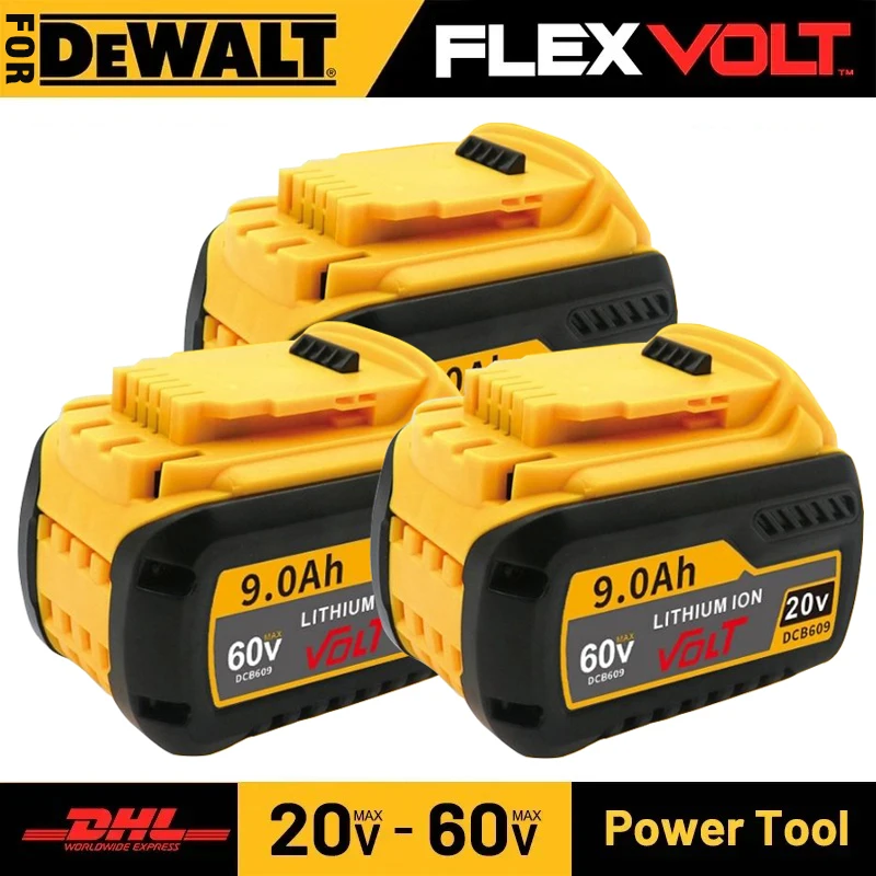 Для Dewalt DCB200 20 В/60 В 9000 мАч сменный литиевый аккумулятор DCB184 DCB200 DCB182 DCB180 DCB181 DCB182 DCB201 DCB206 ✌ 👍