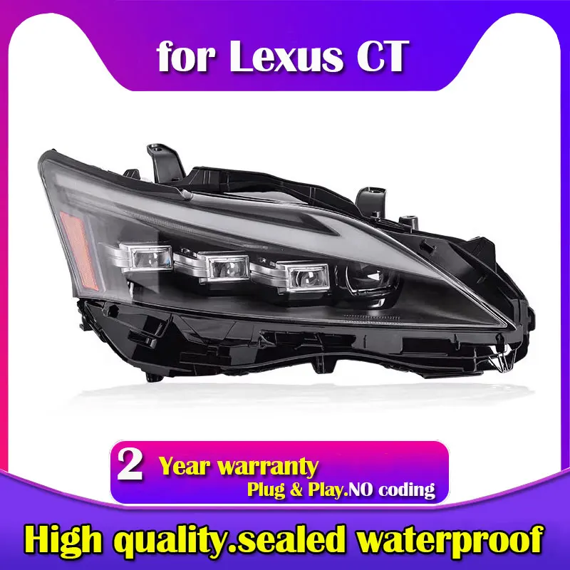 Car Lights for Lexus CT200 LED Headlight 2012-2017 CT200H Head Lamp Drl Projector Lens Automotive Accessories