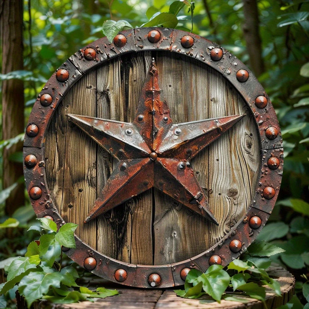 

2D плоский знак, металлическая алюминиевая вывеска со звездой, настенный художественный домашний декор, декоративный настенный постер, металлический алюминиевый знак для декора гаража