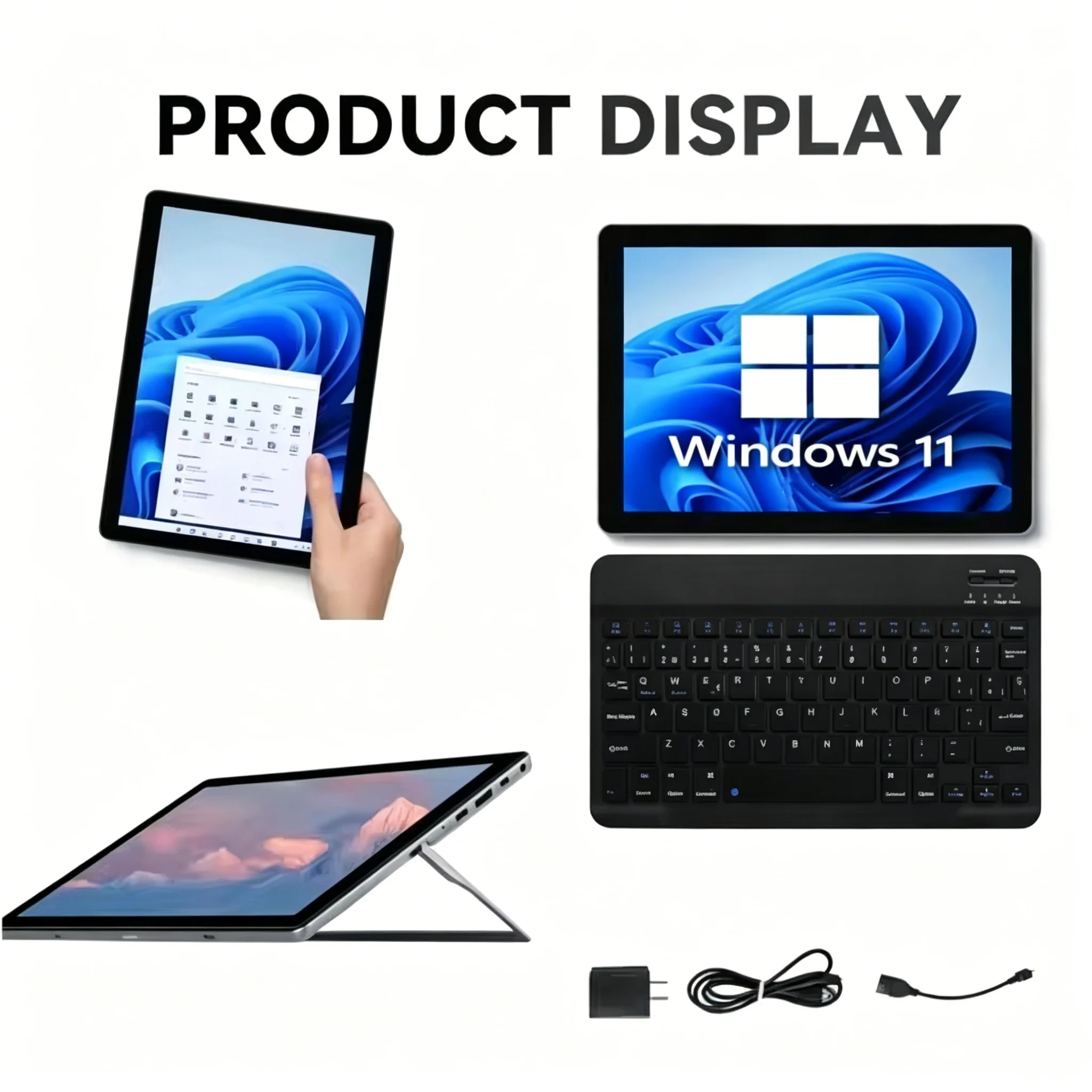 PAD1162 11.6" Winodws 11 Tablet PC Intel Celeron Processor N4100 1920x1080 Pixel 8GB RAM 512GB ROM 6000mAh 2 x USB 3.0
