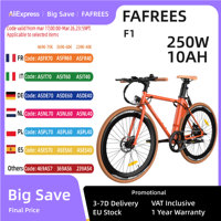 FAFREES F1 Electric Bike 250W Brushless Motor 25km/h Max Speed 7-Speed Transmission Mechanical Disc Brakes LED Display