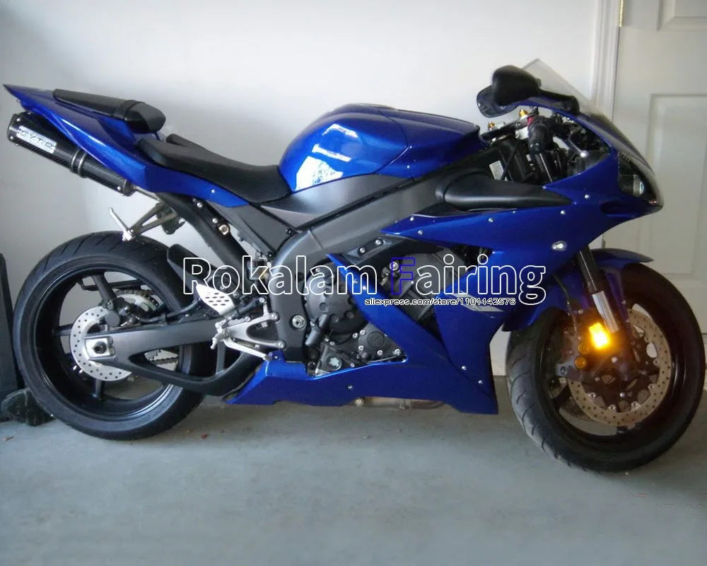 

For Yamaha YZF-R1 2004 2005 2006 Parts YZF1000 R1 YZFR1 Full Blue Aftermarket Motorcycle Fairing (Injection molding)