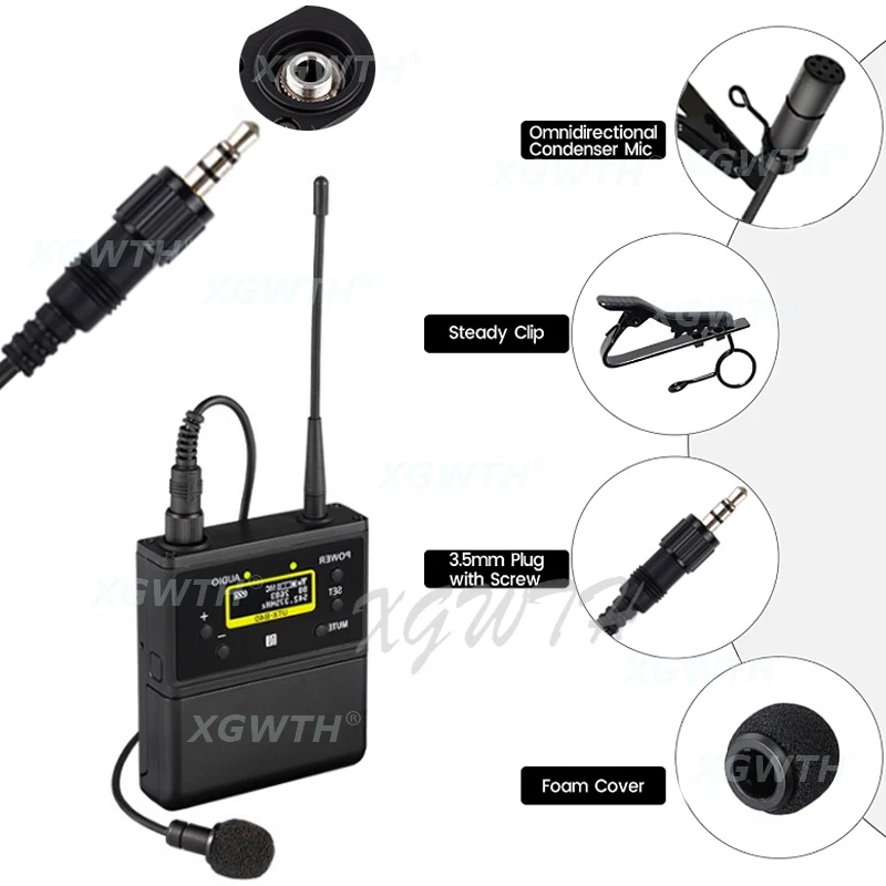 التعادل كليب Lavalier التلبيب ميكروفون مكثف ميكروفون متعدد الاتجاهات لسوني UTX V1 D21 D11 UWP نظام الارسال اللاسلكي 3.5 مللي متر