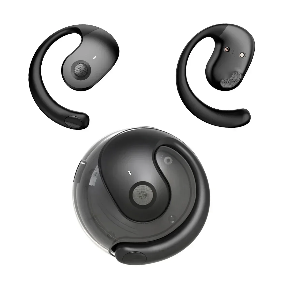 オリジナル BY01 OWS ワイヤレス Bluetooth 5.3 イヤホン t26 長時間バッテリー駆動 イヤホン HIFI 高音質 ヘッドホン スマート HD 通話