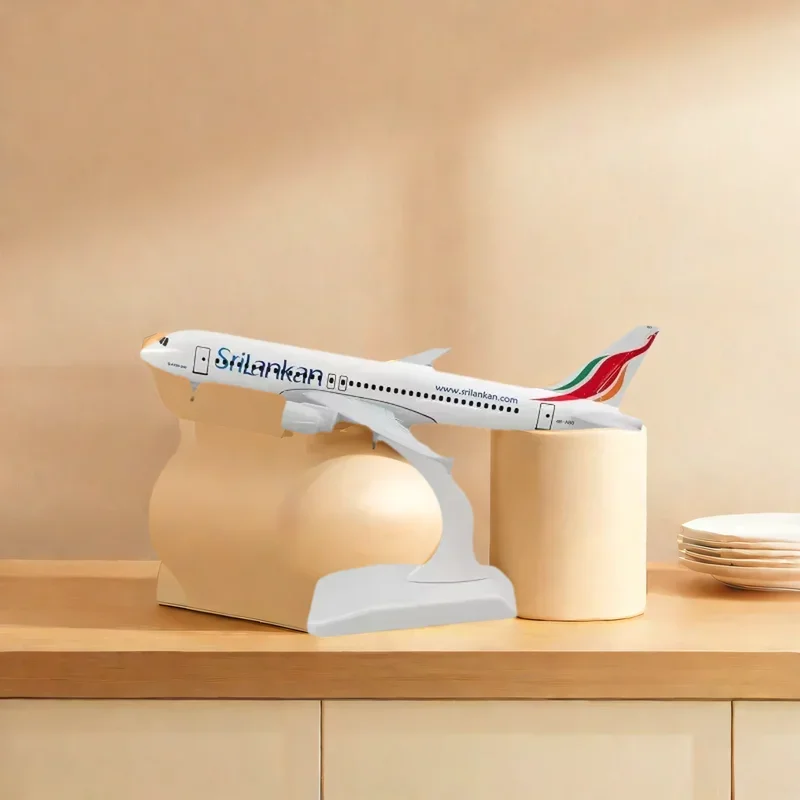 

Sri Lanka Airlines 20cm Model A320 Airbus Alloy Material Aviation Simulation Collection Gift Decoration Home Decorative Items