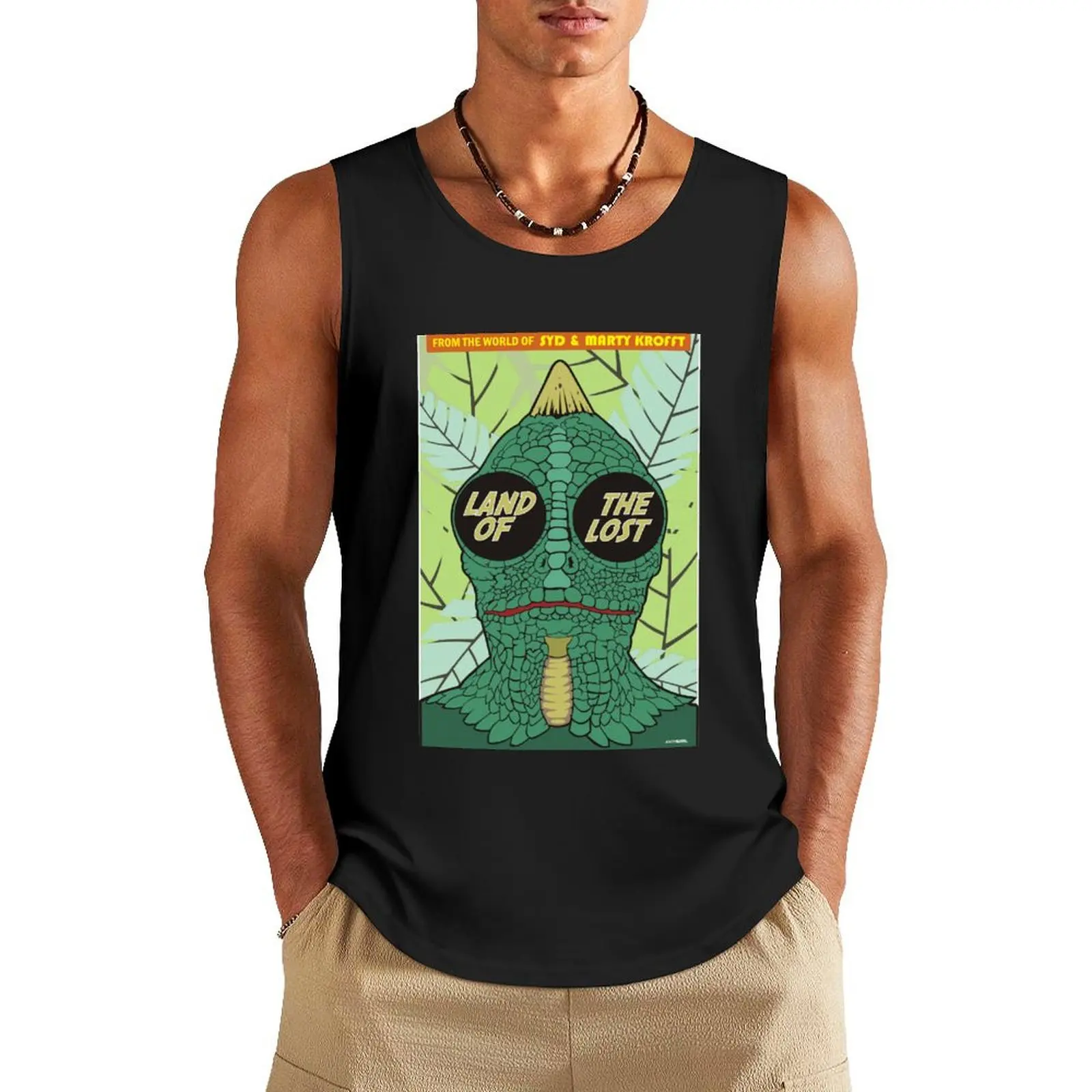 

Land of the Lost: Sleestak Tank Top Men's summer t-shirt T-shirt Men's gym