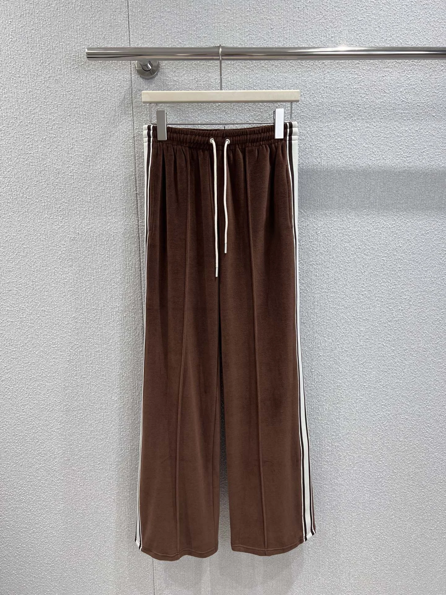 

Sports Casual Women's Stand Collar Zipper Jacket Elastoic Waist Wide Leg Trousers Suit Fashionable Casual All-match Set