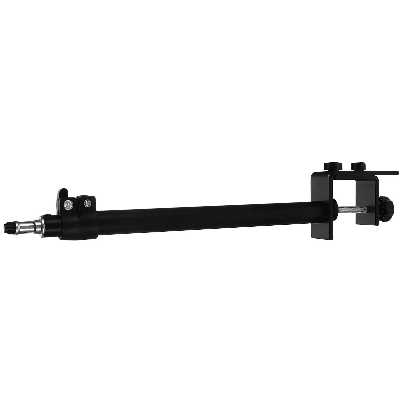 

Aluminum Alloy Telescopic Desk Camera Mount Stand Adjustable Clamp 46-74Cm Pole for Video Light Ring Light Live Streaming Studio