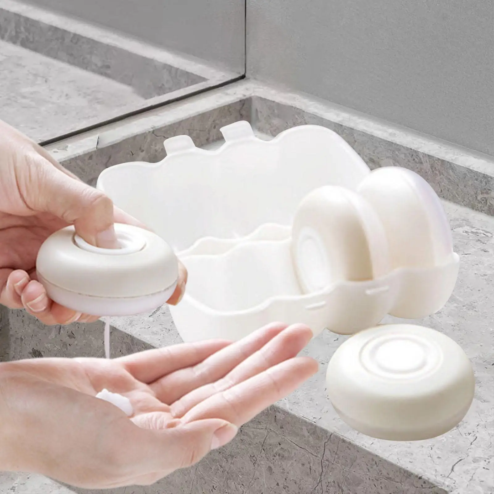 

4x Travel Bottles for Toiletries Travel Accessories for Face Cream Makeup