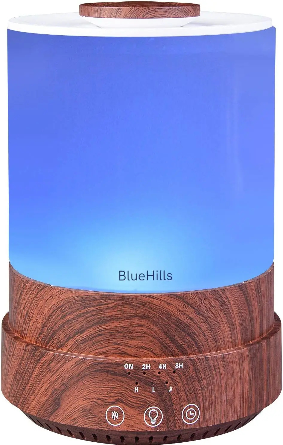 

Ультразвуковой диффузор для эфирных масел объемом 2500 мл с 30-часовой работой, 7 цветами LED-подсветки, автоматическим отключением для ароматерапии и увлажнения больших помещений