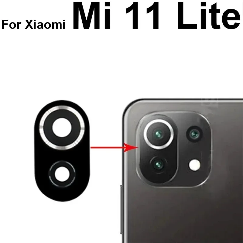 For Xiaomi Mi 11T 11X Pro Mi 11 Lite 5G Ultra Mi 11i Back Rear Camera Glass Lens With Adhesive Tool Replacement