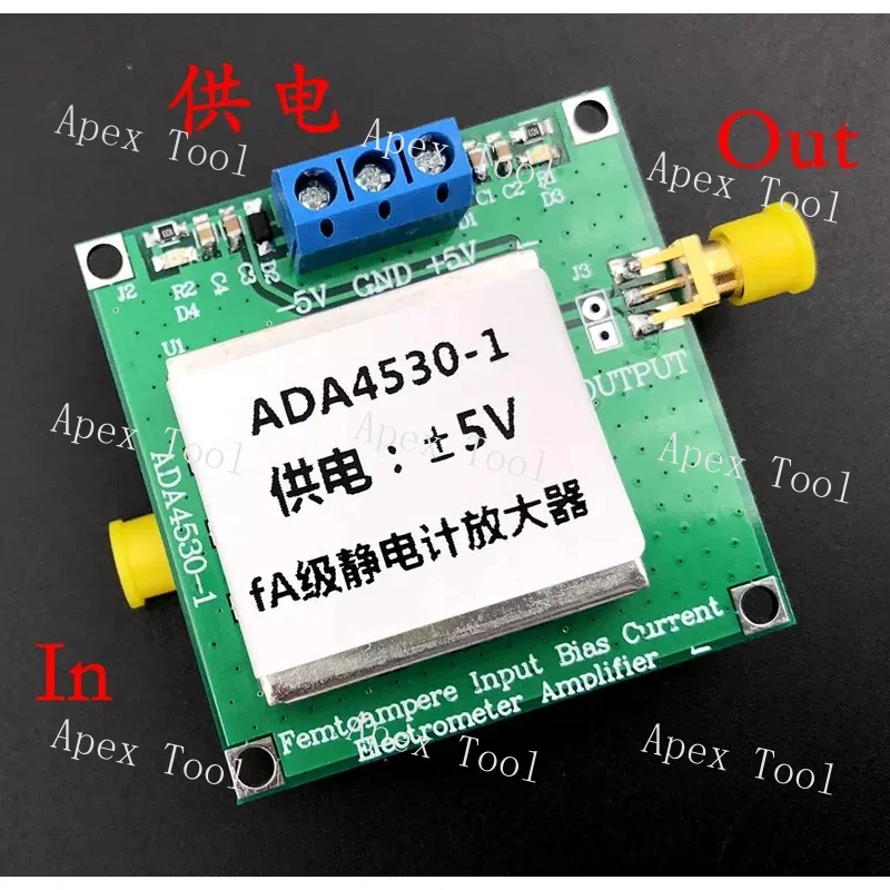 FA Level Electrostatic Meter Amplifier ADA4530-1 Weak Current Measurement Module Photoelectric IV Conversion