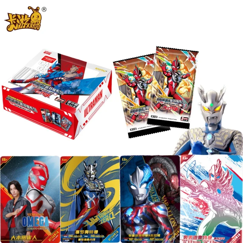 

KAYOU New Super Universe Ultra Hero X Files Deluxe Edition Card Подлинная коллекционная карта Zero Аниме Окружающие игрушки Подарок на праздник