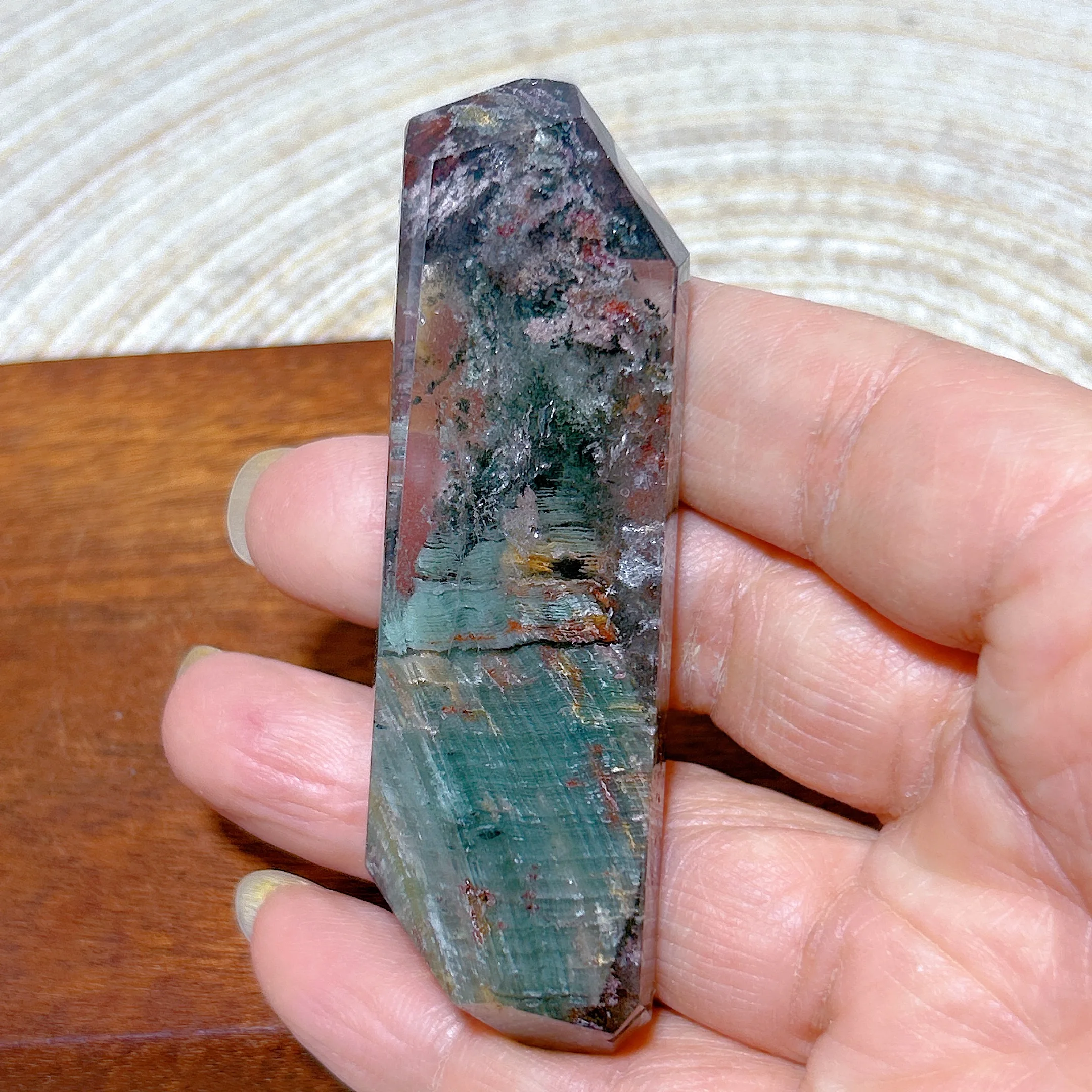 

High Quality Natural Crystal Garden Quartz Freeform Rainbow Flashy Healing Reiki Polished Gemstone Mineral Home Decorations Gift