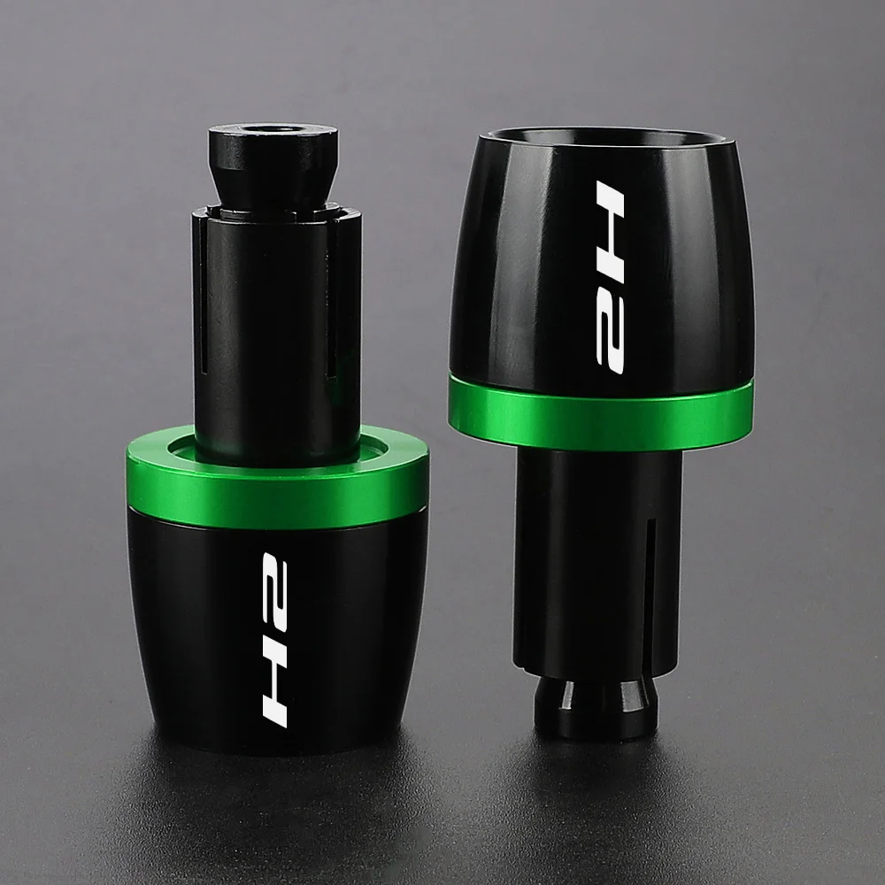 

For Kawasaki H2 H2R 2015 2016 2017 2018 2019 2020 2021~2024 Motorcycles Handlebar Grips Bar Ends Cap Counterweight Plug Slide