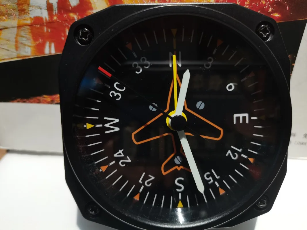 Aircraft Simulation Instrument Airspeed Meter Altimeter Clock Attitude Meter Heading Meter Alarm Clock