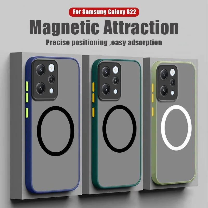 Translucent Magsafe Matte Phone Case for Xiaomi Redmi Poco X3 M3 M4 M2 Pro X5 X6 F5 M6 Pro M6Pro C50 C40 4G 5G Phone Cover
