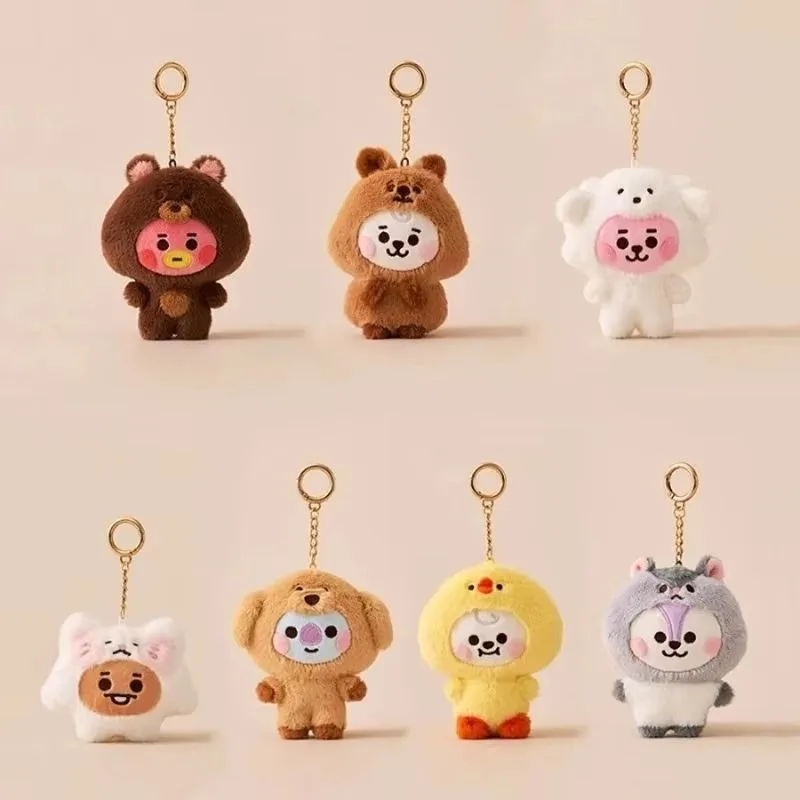 Fashion New B T 21 Plush Toy Korean Trend COOKY SHOOKY Cross Dressing Plush Toy Backpack Keychain Accessories Gift for Friends - view 6