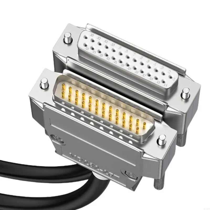 E1PF RS232 DB25 الذكور كبل اتصال الإناث 26AWG الأسلاك النحاسية