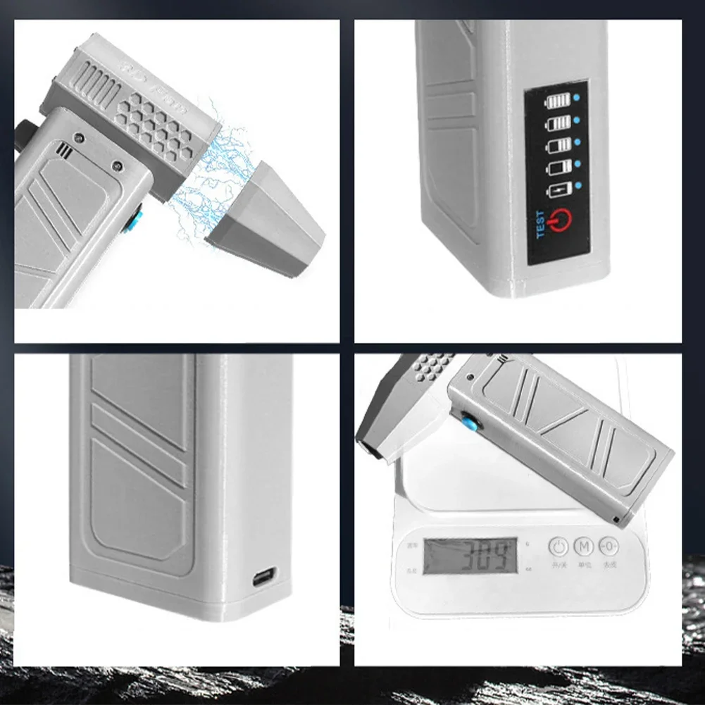 Mini Turbo Jet Fan Turbo Violent Fan Brushless Motor 3 Adjustable Wind Jet Blower Blower Fan for Computer Keyboard Sofa Car Tool