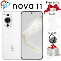 Huawei-Téléphone portable Nova 11 4G, écran OLED 6.7 pouces 120Hz, Snapdragon 778G 16/09/2018 yOS 3.0, batterie 4500mAh, smartphone NDavid, original