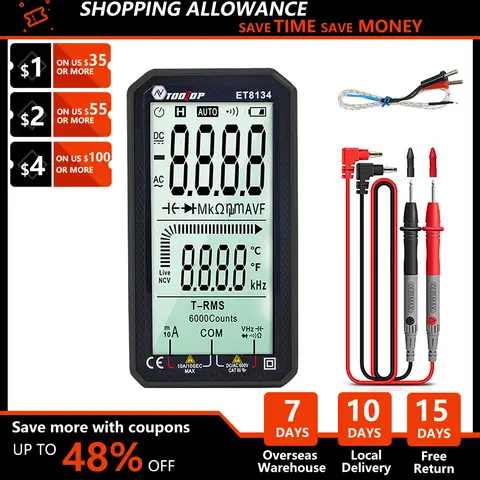 Digital Multimeter ET8134 TOOLTOP