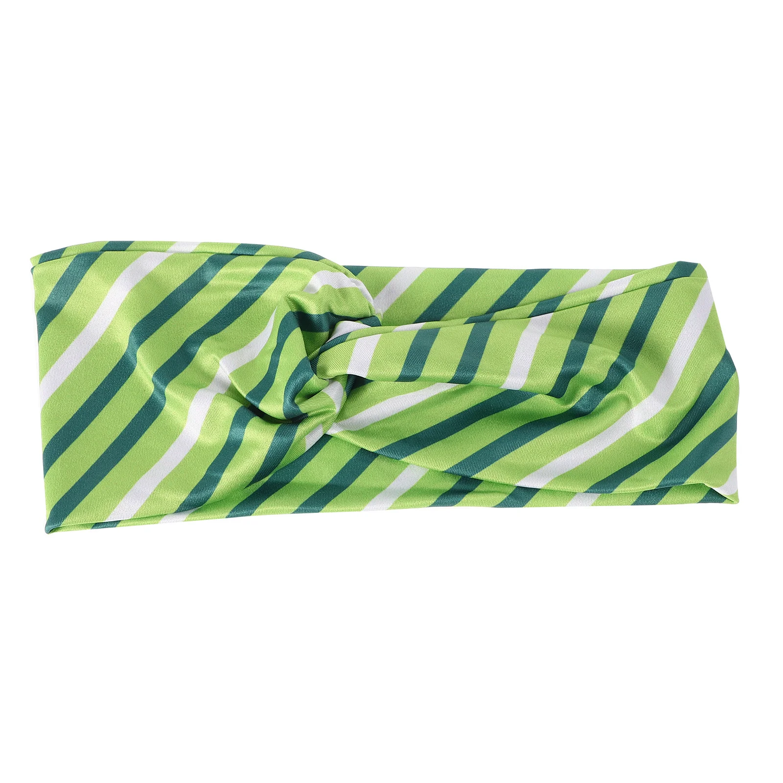 الذهب الروابط اليوغا عقال تشغيل قبعة رياضية شرابة حزام النساء الرجال القماش الأخضر فستان زر غطاء علوي ملحق بسيط الأخدود #1