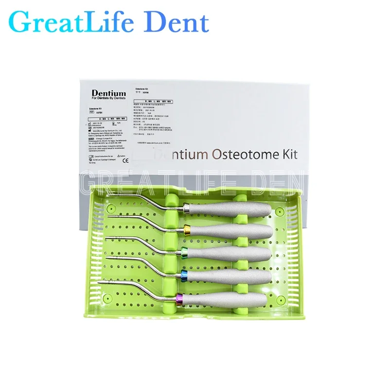 

GreatLife Dent Dentium Dental Surgical Tool Implant Concave Removal Kit Xofbk Osteotome Kit Dentium Osteotome Kit