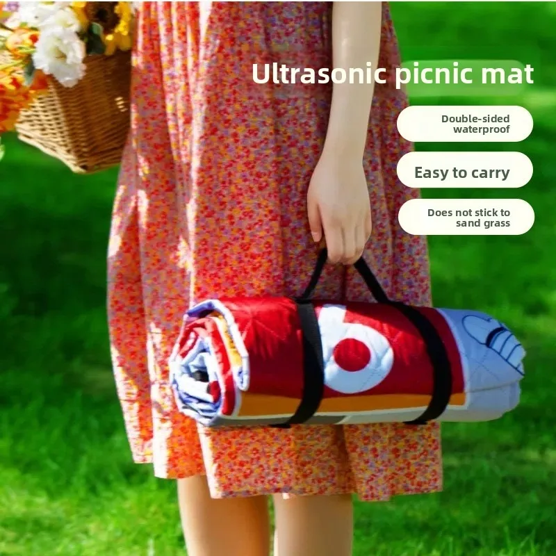 

Picnic Mat, Moisture-Proof Pad, Thickened Beach Camping Outdoor Floor Mat, Tent-Use Camping Sleeping Pad, Waterproof
