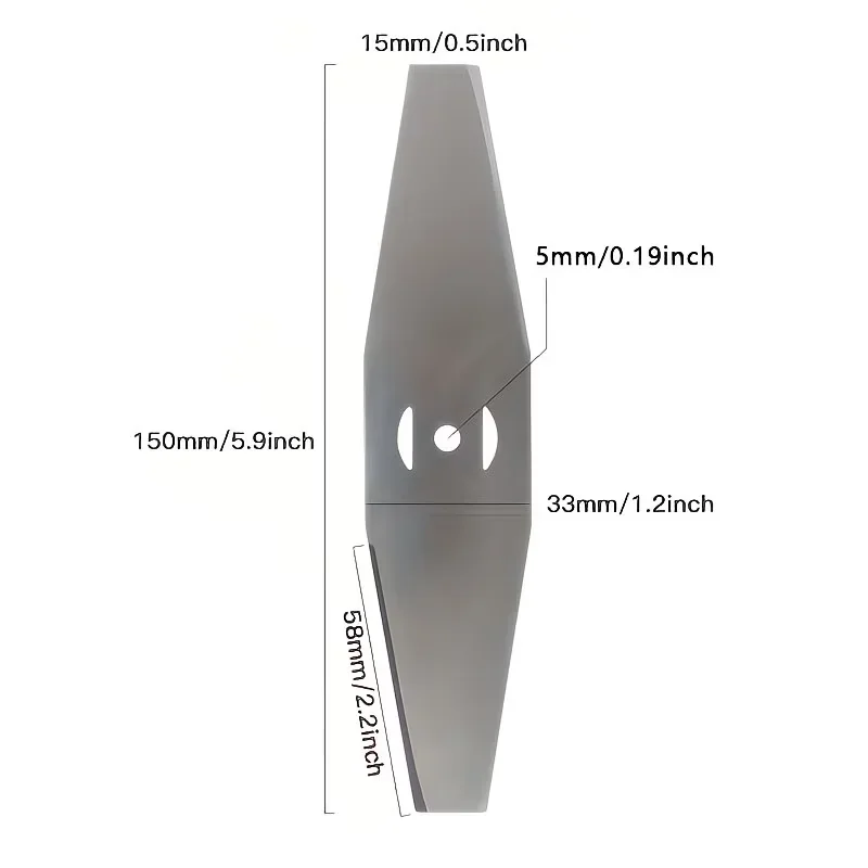 1-100Pcs Lawnmower Blades Metal String Trimmer Head Replacement Blade Mowing Machine Saw Blades Garden Power Tool Accessories