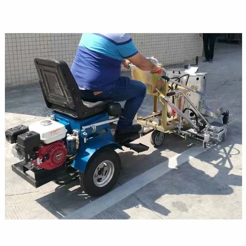 Construction machine airless cold paint spraying road marking machine Waterborne road line laser road marking machine