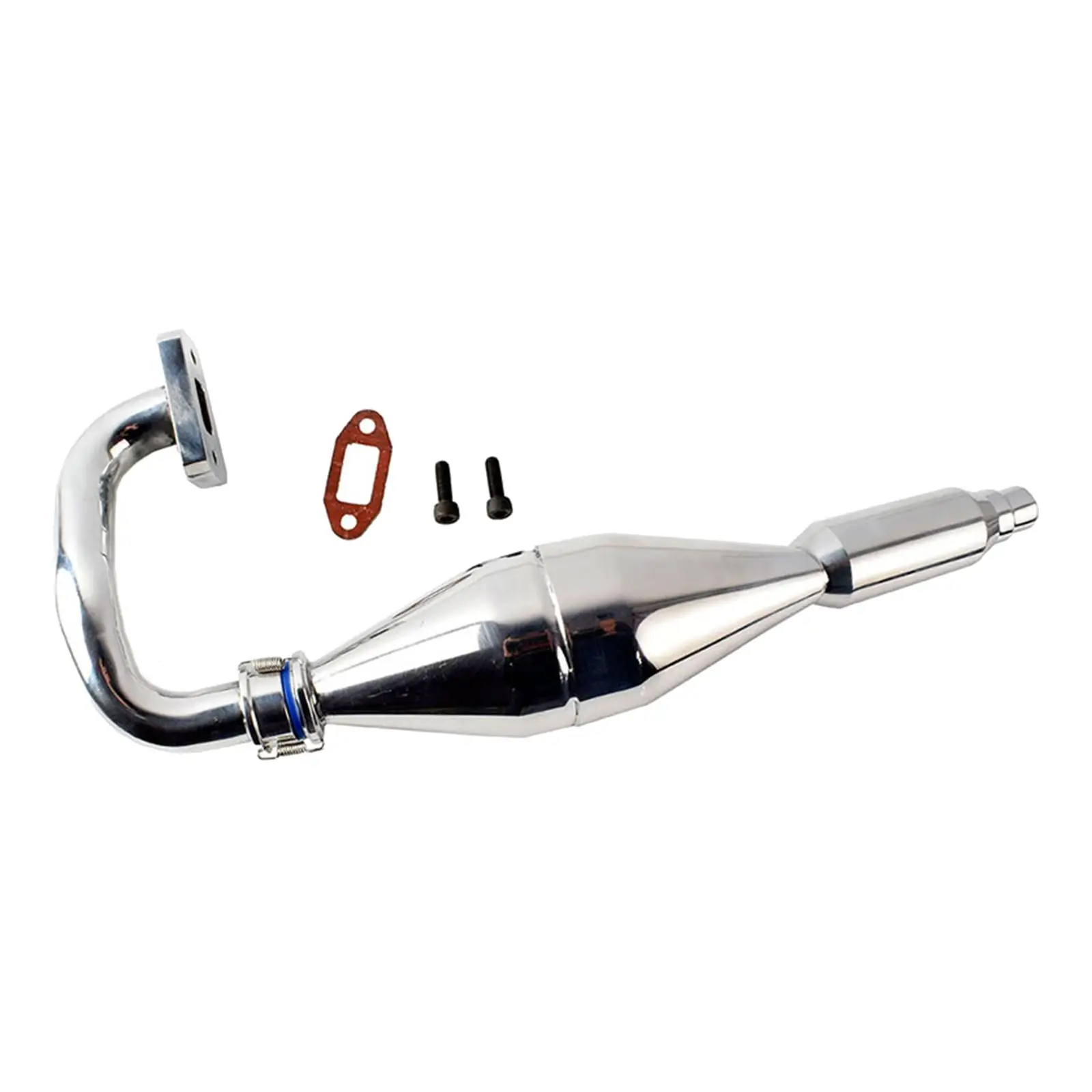 Aluminum Alloy 15003 Exhaust Joint Tubing Exhaust Pipe Replacements for HSP 1/5 Off Road RC Hobby Car Modification Parts