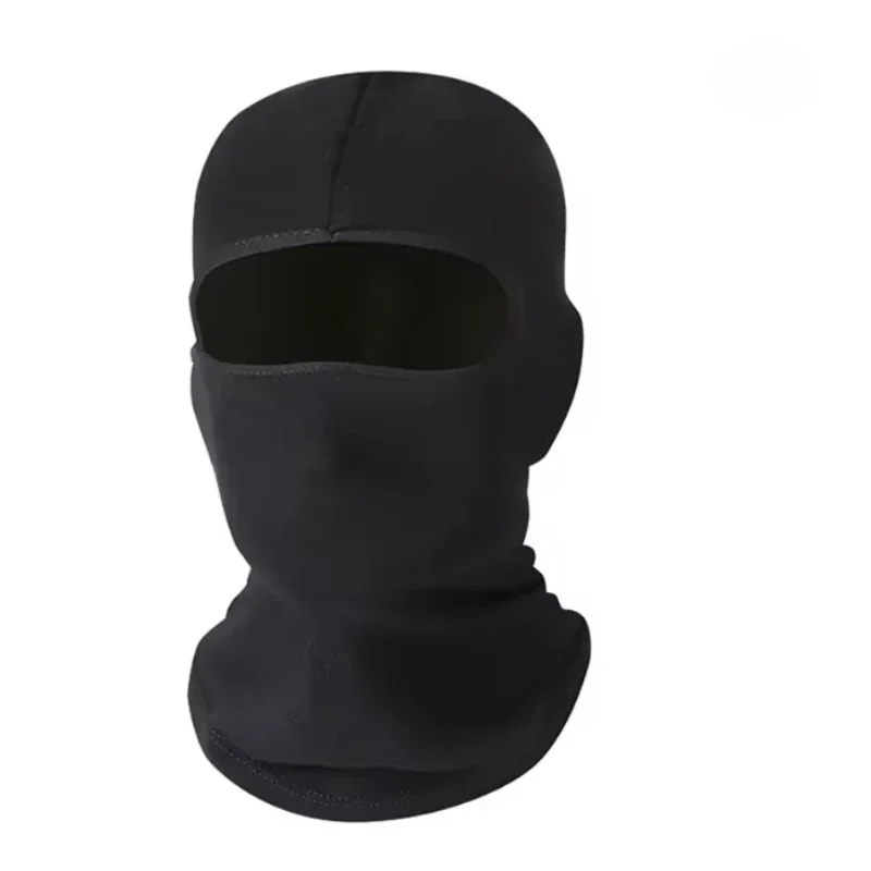 

Black Full Face Cycling Cap Motorcycle Balaclava UV Protection Summer Outdoor Breathable Face Mask Neck Scraf Riding Face Hat