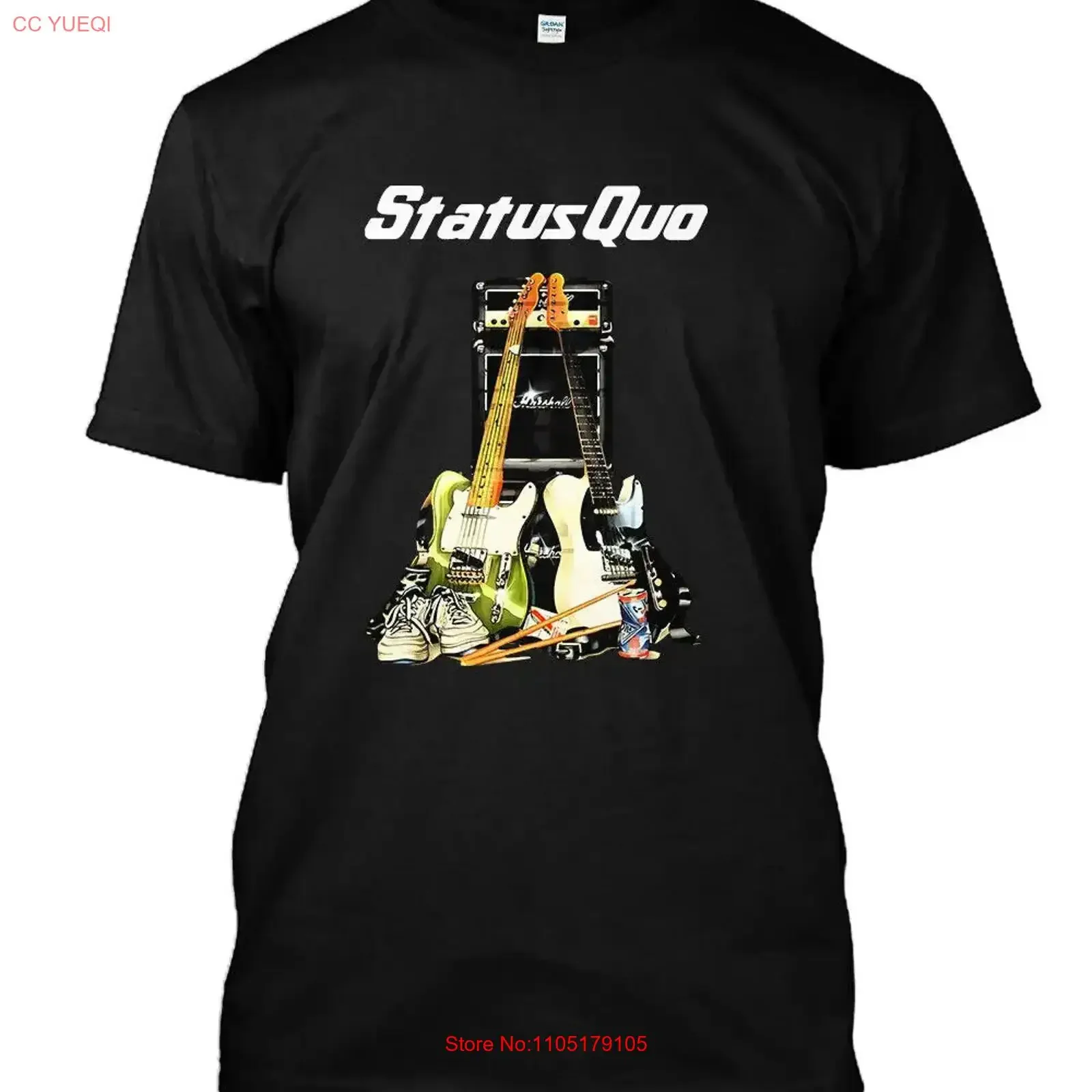 NWT 63299 Status Quo camiseta talla S 5XL vintage lavado gráfico Unisex homme elegante Top para uso diario moda estirada