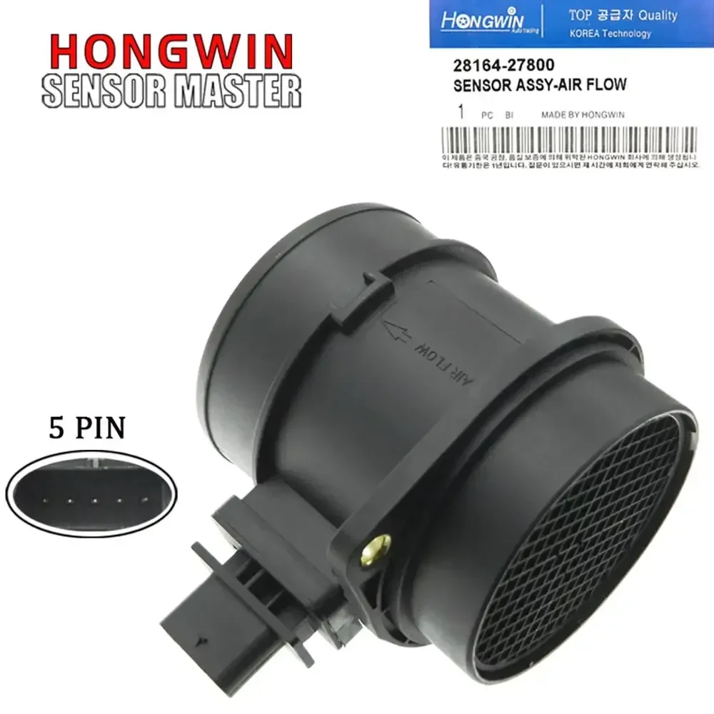 Mass Air Flow Sensor 28164-27800 2816427800 For Hyundai Grandeur TG H-1 Cargo Santa Fé Sonata Kia Sorento Sportage 2.0 2.2L 2.5L