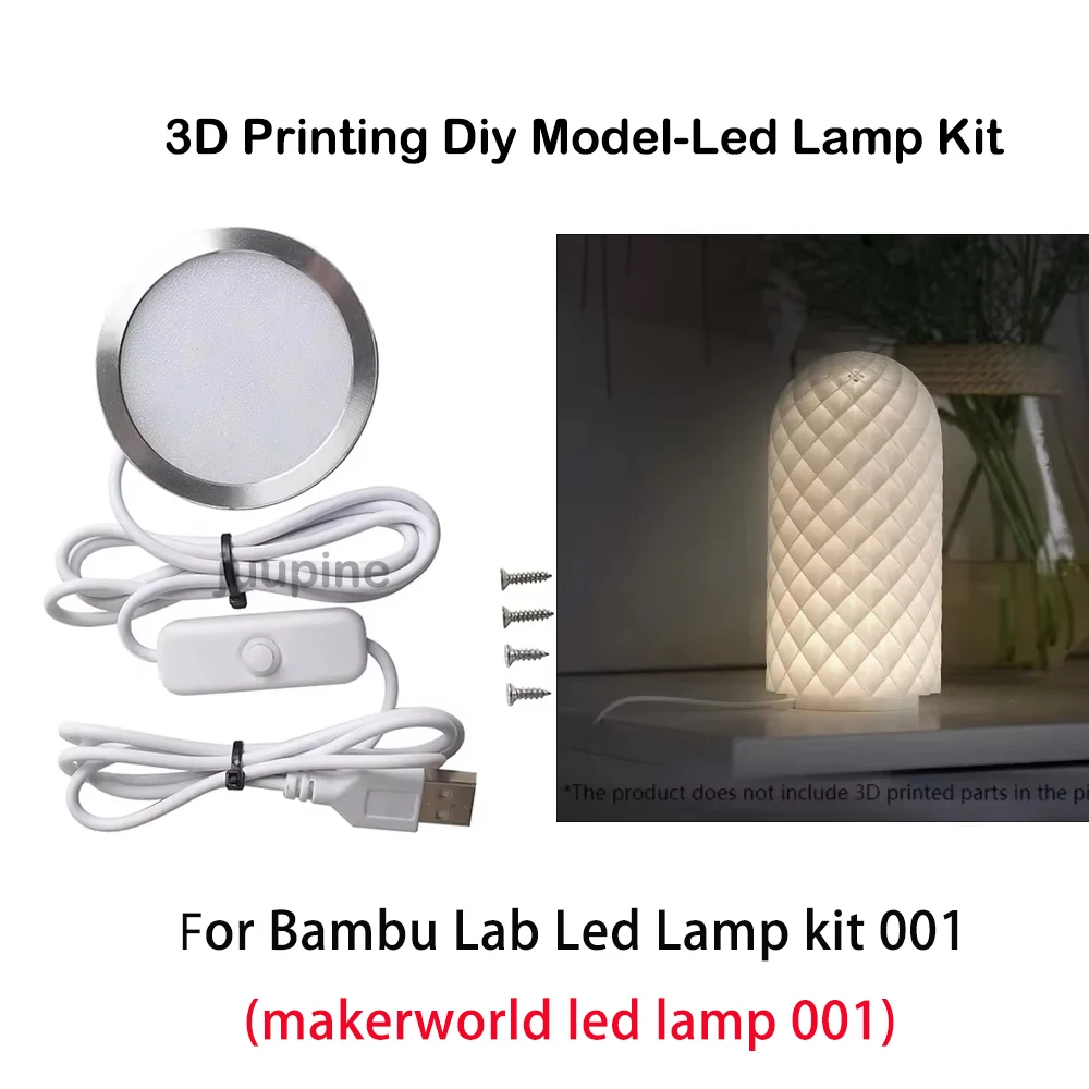 For Bambu Lab Led Lamp Kit 001 Hardware Bambulab Light Kit 001 Led Light Parts Diy Model Without 3d Printing Parts