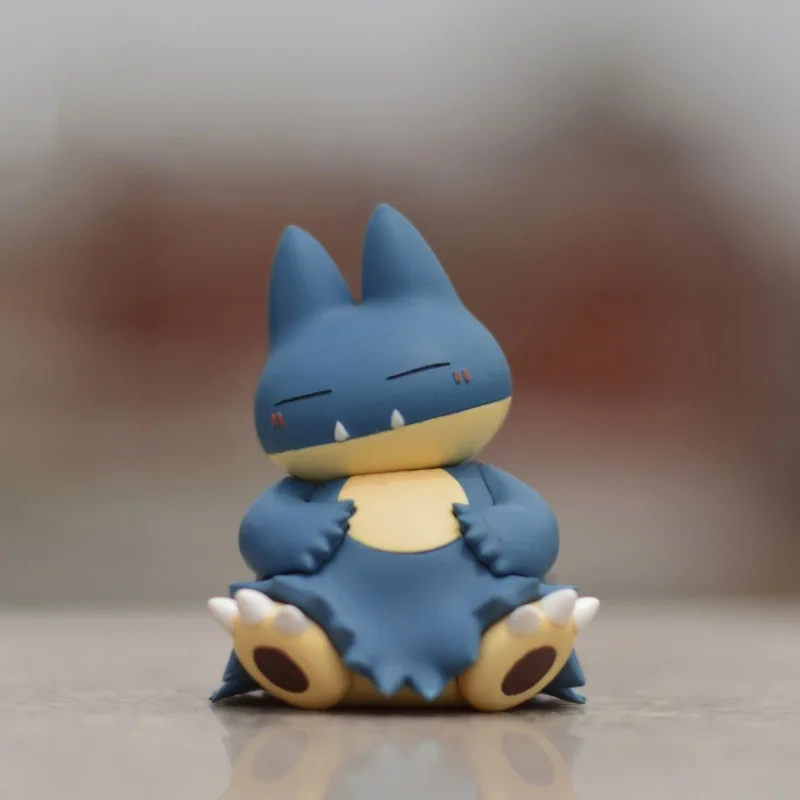 Pokemon Cute Psyduck Snorlax Gonbe Sleeping Ver. Słodkie zabawki figurki akcji 6-7cm