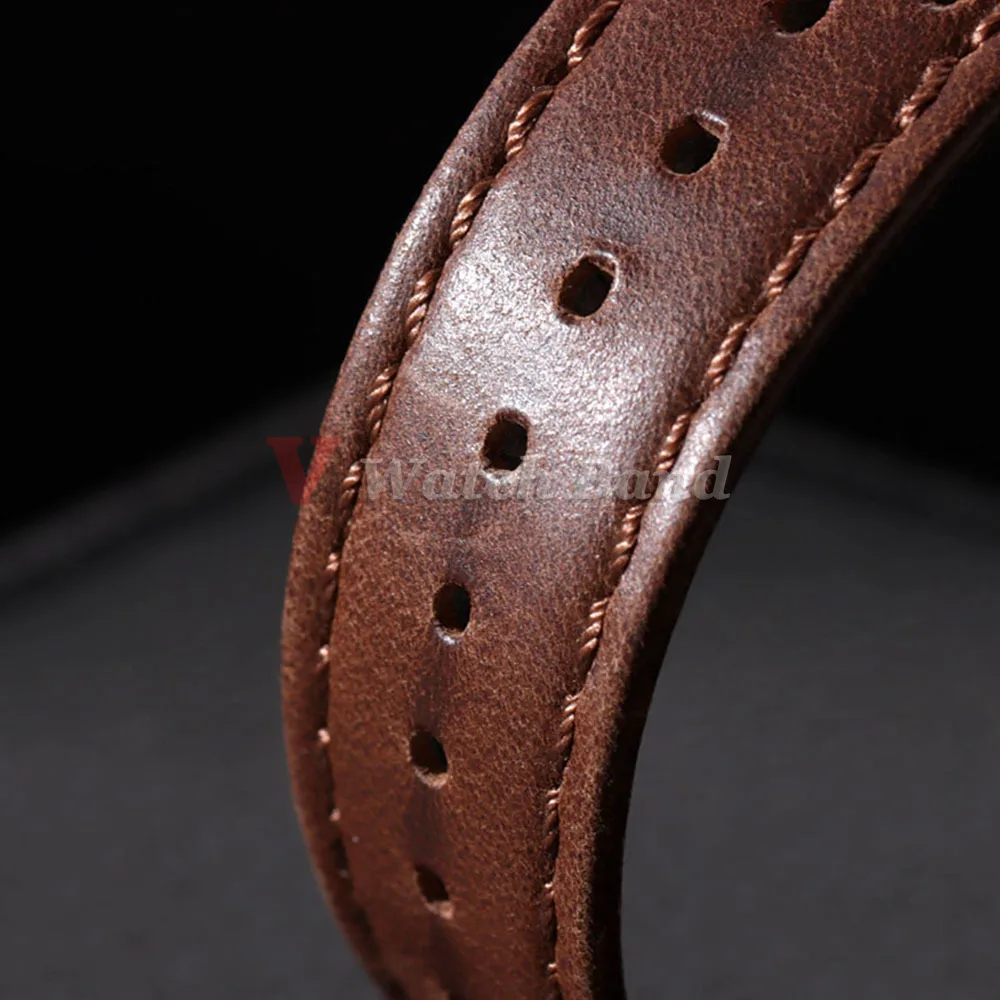 حقيقية جلد البقر حزام لساعة سامسونج جالاكسي 6 5 4 لينة تنفس الرجعية معصمه ل Seiko 20 مللي متر 22 مللي متر 18 مللي متر سوار