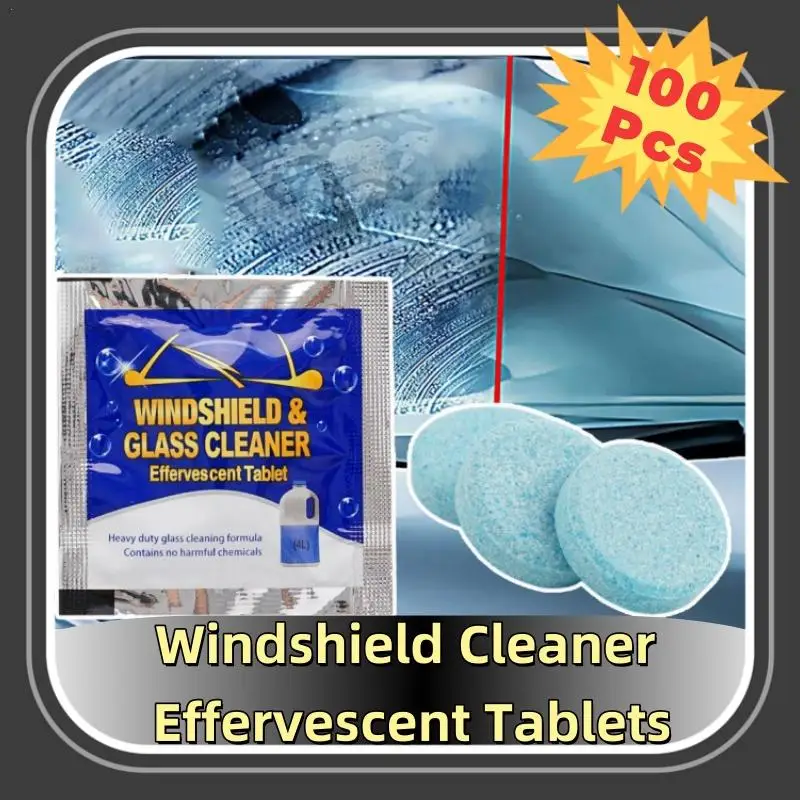 

Car Windshield Glass Solid Cleaner Windscreen Wiper Effervescent Tablets Toilet Cleaning Car Accessories Car Windshield Cleaner