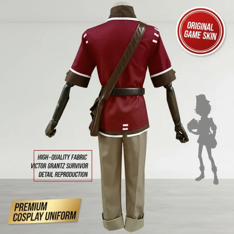 ☆ Disfraz de Victor Grantz de Identity V de SunlCos, Uniforme Rojo de Cartero, Conjunto de Traje para Adultos, Cosplay de Anime ☆