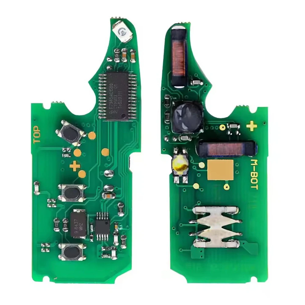 YOSE  Smart Flip Remote Car Key For Bentley Continental GT Flying Spur 3/4 Buttons 315MHz 433MHz 46 Chip FCCID:KR55WK45032
