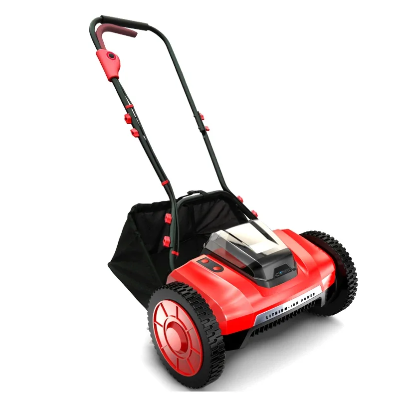 top rated battery powered cordless mulching operated small cheap reel mini lawn mower