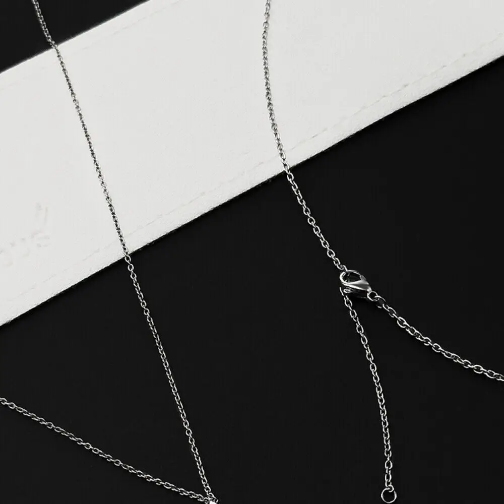 Ultra-Fine Pure Titanium Necklace 1.2/1.5mm O Shaped Link Chain Necklace for Women NO-Allergic Adjustble Skin Friendly Necklaces