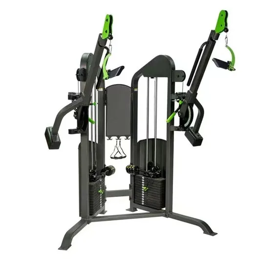 Gym Cable Crossover Multi Functional Trainer Cable Machine Pin Loaded Pulley Machine