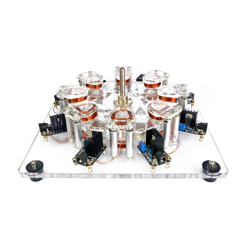 Experimental Model Disc Star Engine High Power Electric Motor Small Strong Magnetic Force Generator